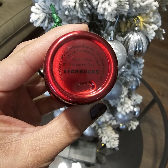 Holiday Red Starbucks Cold Cup Ornament - Picture 2 of 2